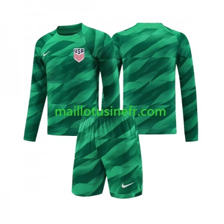 Maillot de Foot Etats-Unis Gardien Domicile 2023-24 Manches Longues - Enfant Maillot de Foot Etats-Unis Gardien Domicile 2023-24 Manches Longues - Enfant